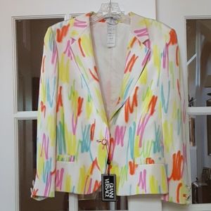Rare Vintage Versace Couture Silk Blazer NWT 1973?